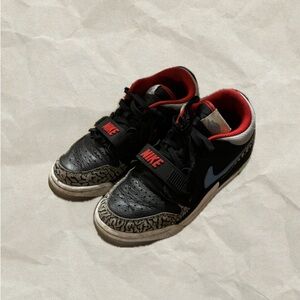 nike air jordan 1 mid black sneakers men’s size 6